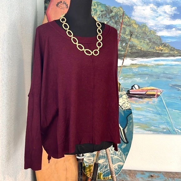 Vici, Cashmere Blend Oversized, Relaxed Top, Excellent Condition, Comfy Beyond! - Picture 1 of 8